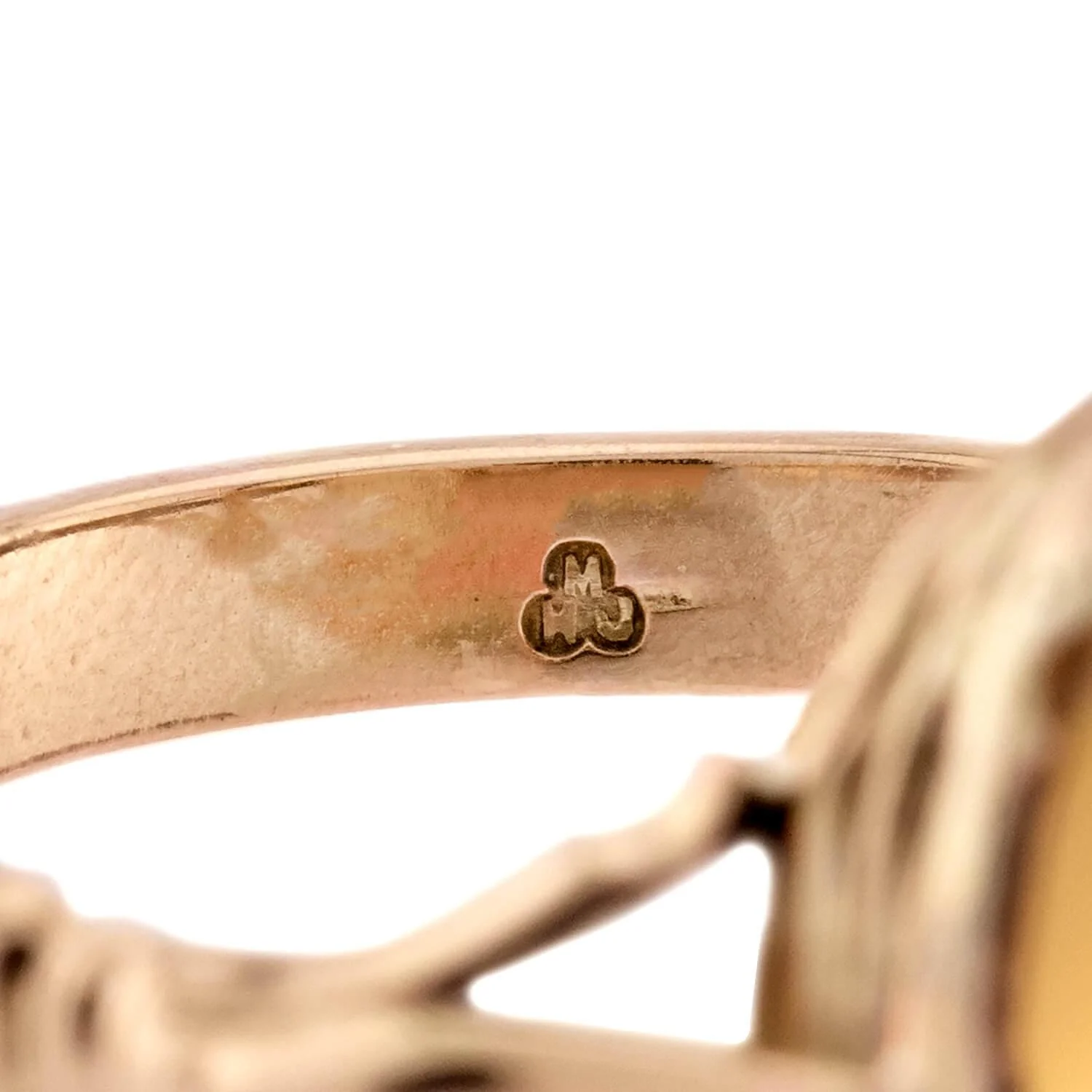 Victorian English 9k Citrine Ring - Image 7