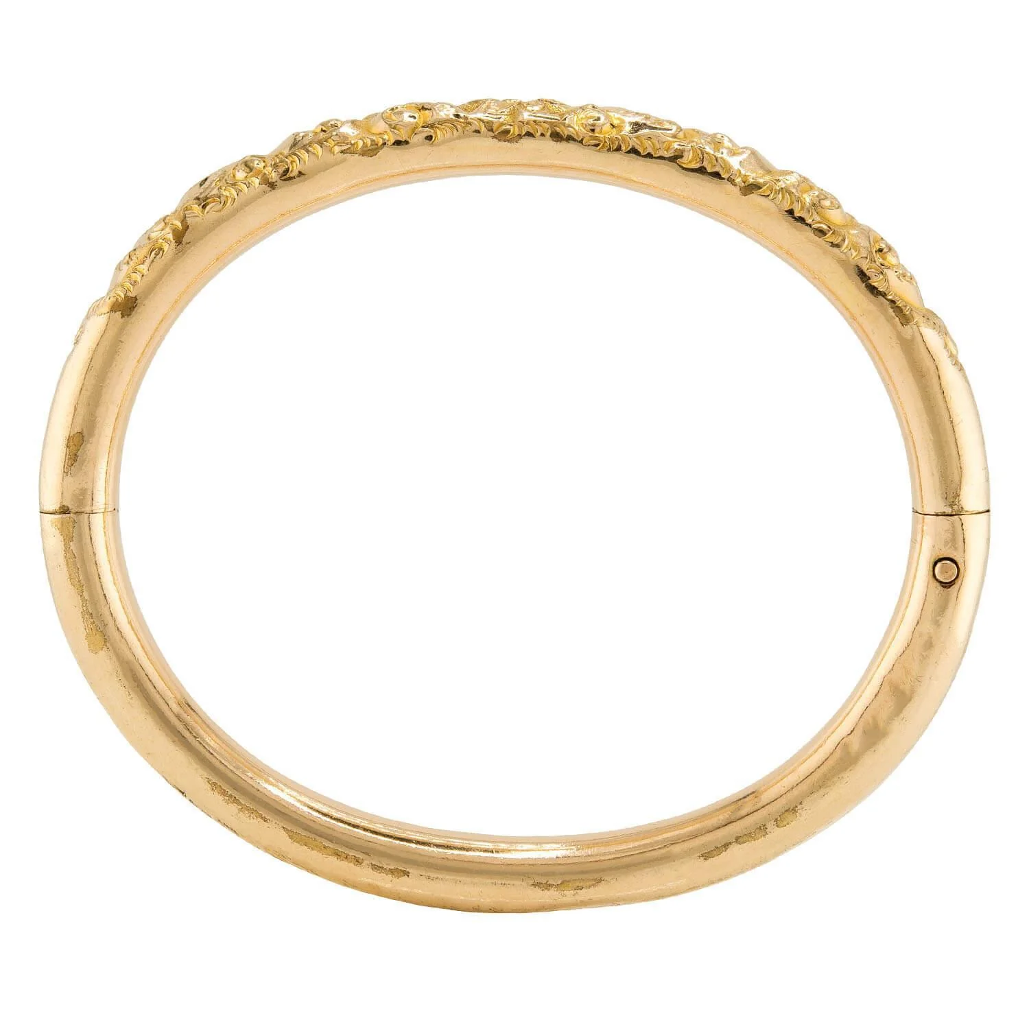 Victorian Gold-Filled Bangle Bracelet - Image 2