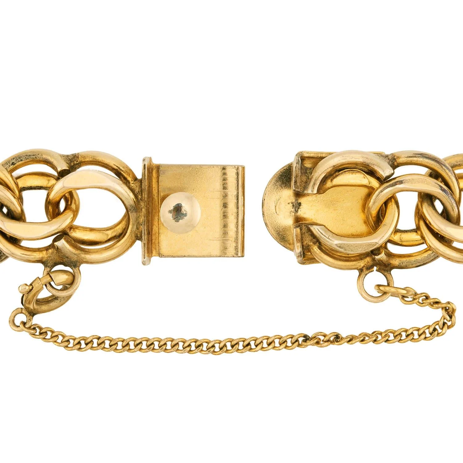 Victorian Gold-Filled Link Bracelet - Image 3
