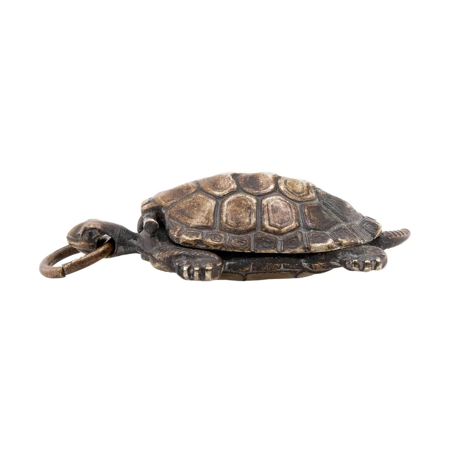 Victorian Japanese Sterling Silver Turtle Compass Pendant - Image 3