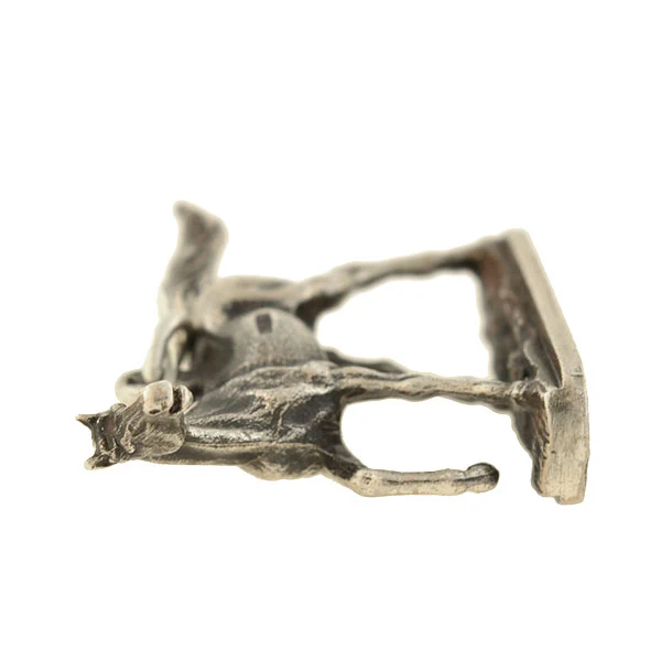 Victorian Silver Horse Equestrian Figural Fob - Image 3