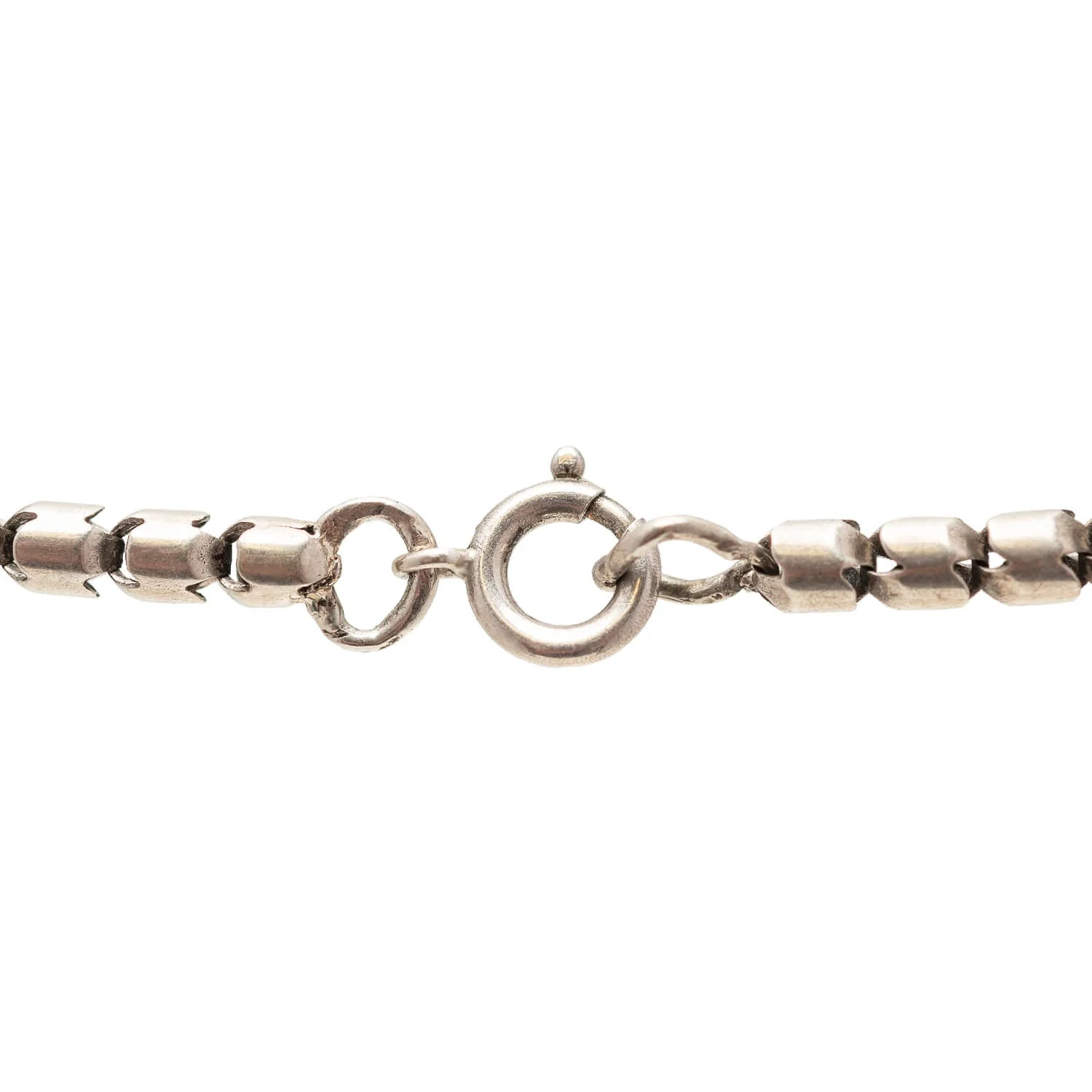 Victorian Sterling Pools of Light Claw Pendant Necklace - Image 5