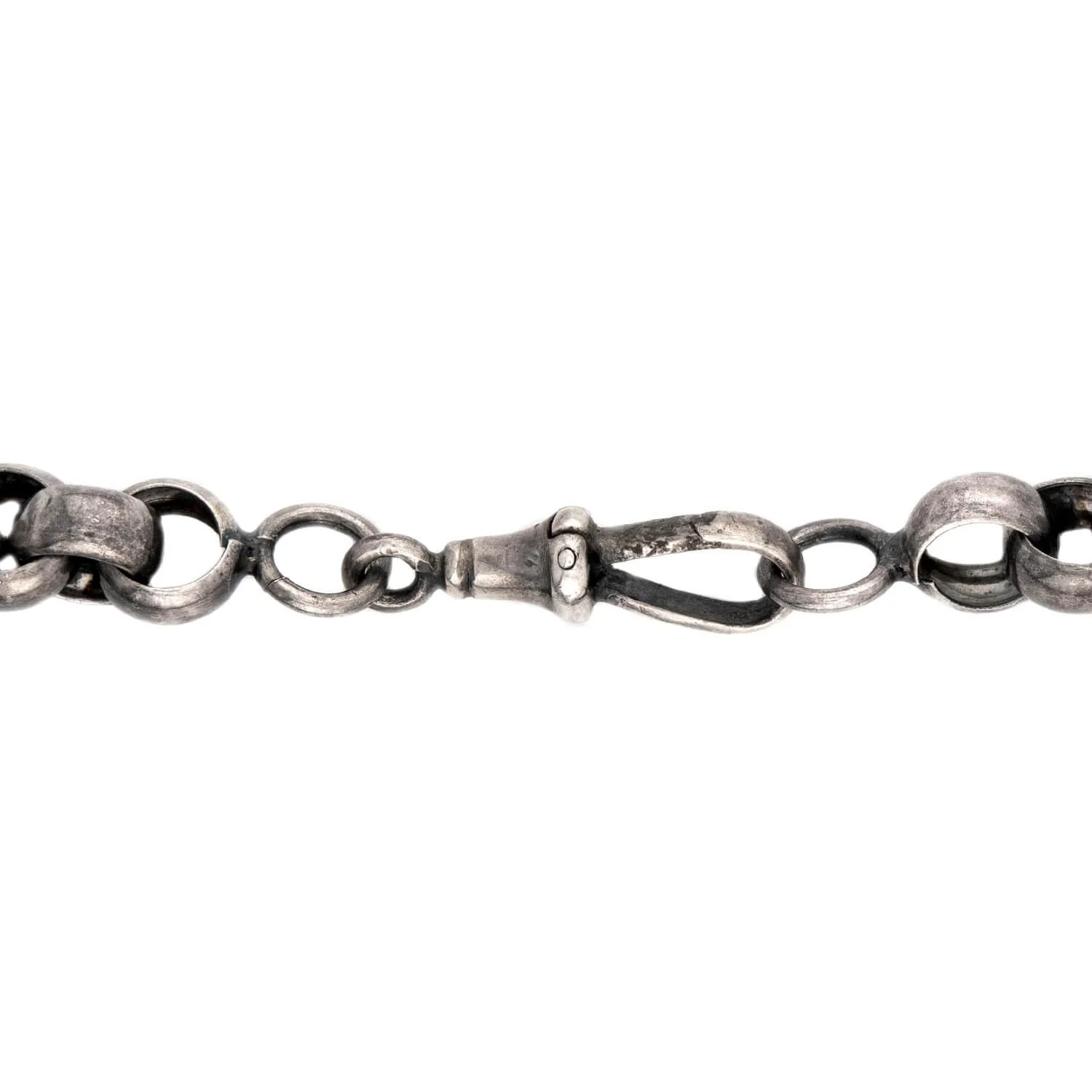 Victorian Sterling Silver Chain 56" - Image 4