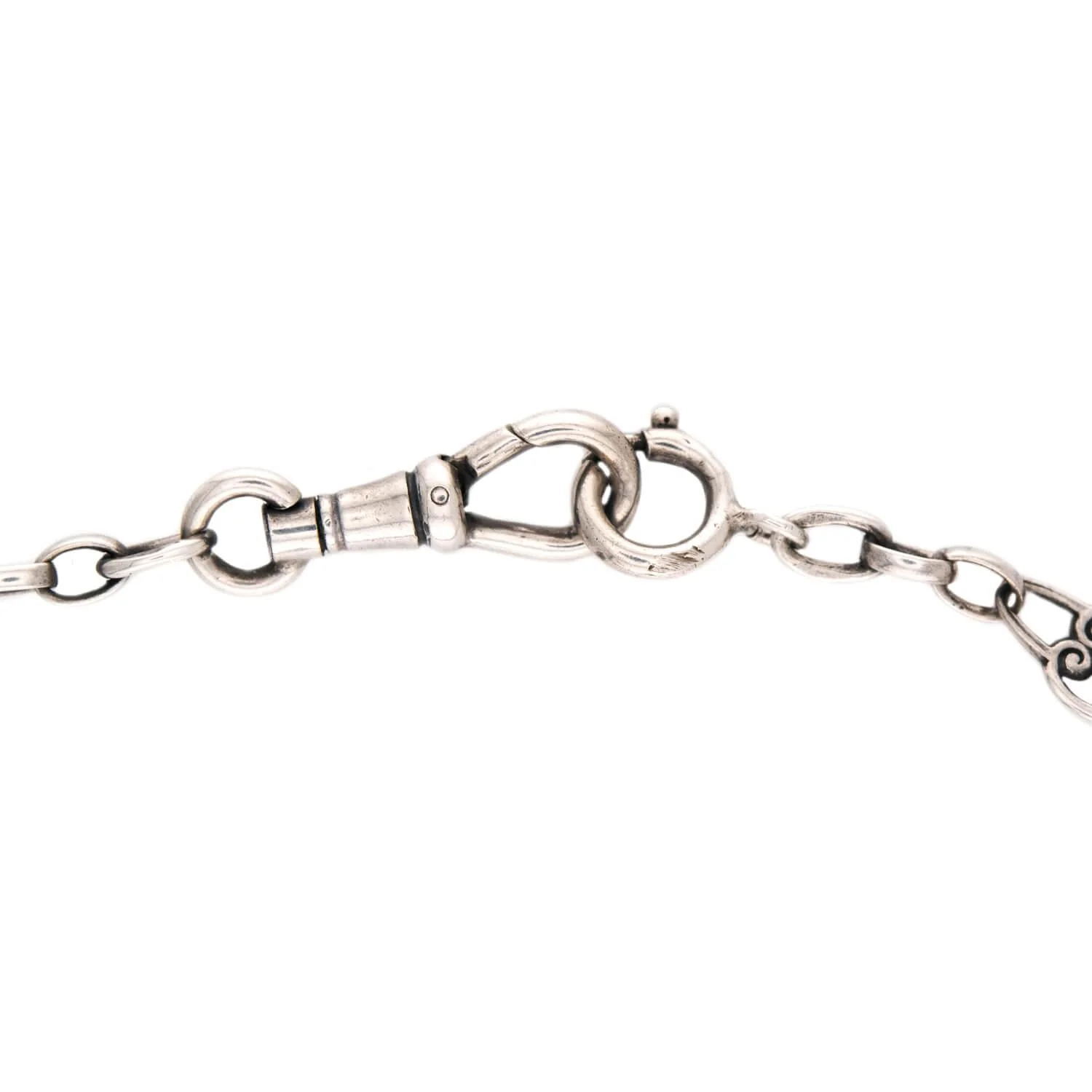 Victorian Sterling Silver Chain 60" - Image 3