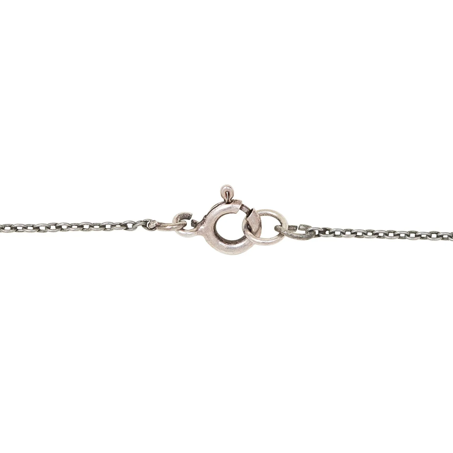 Victorian Sterling Silver French Paste Guard Chain - Image 5