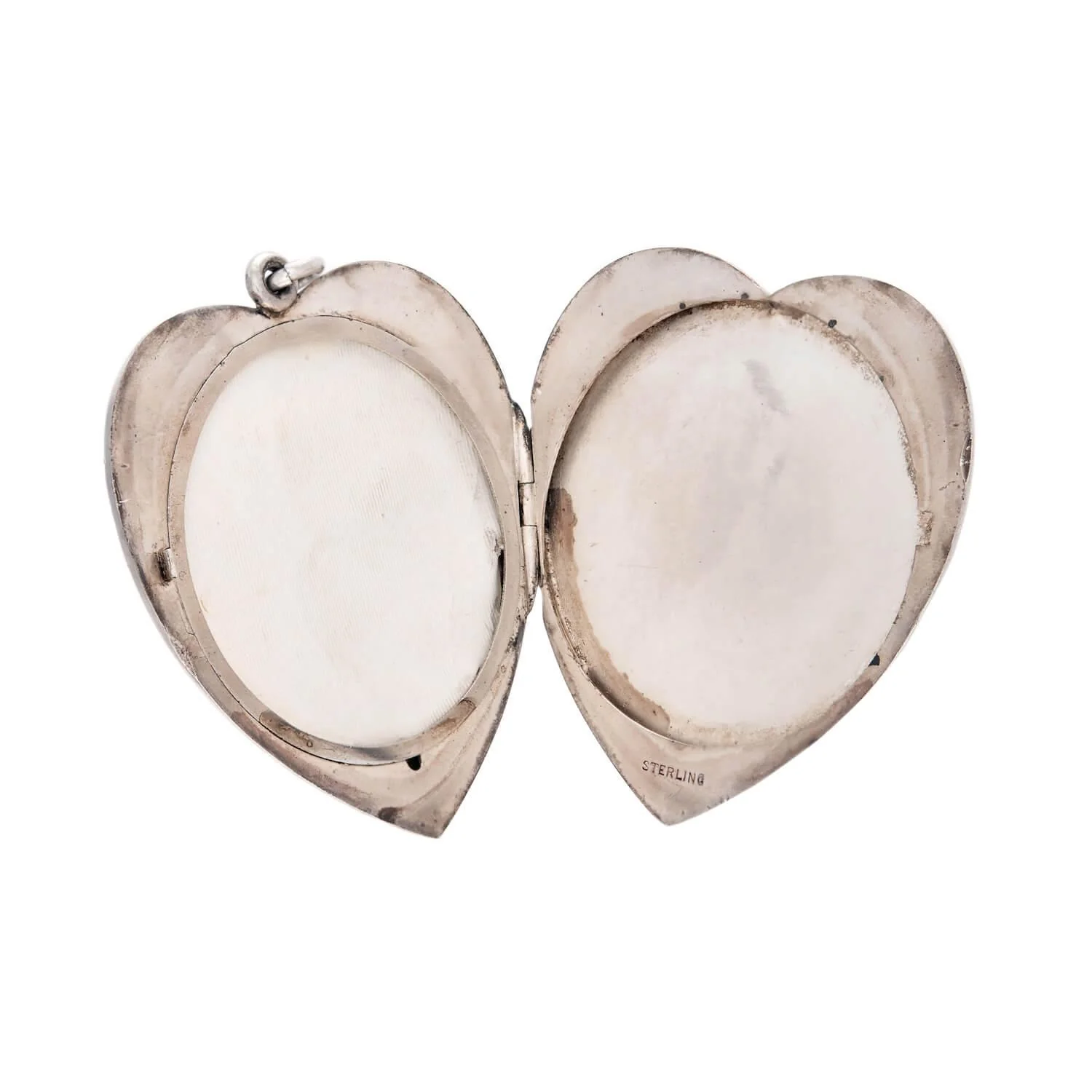 Victorian Sterling Silver Heart-Motif Locket - Image 3