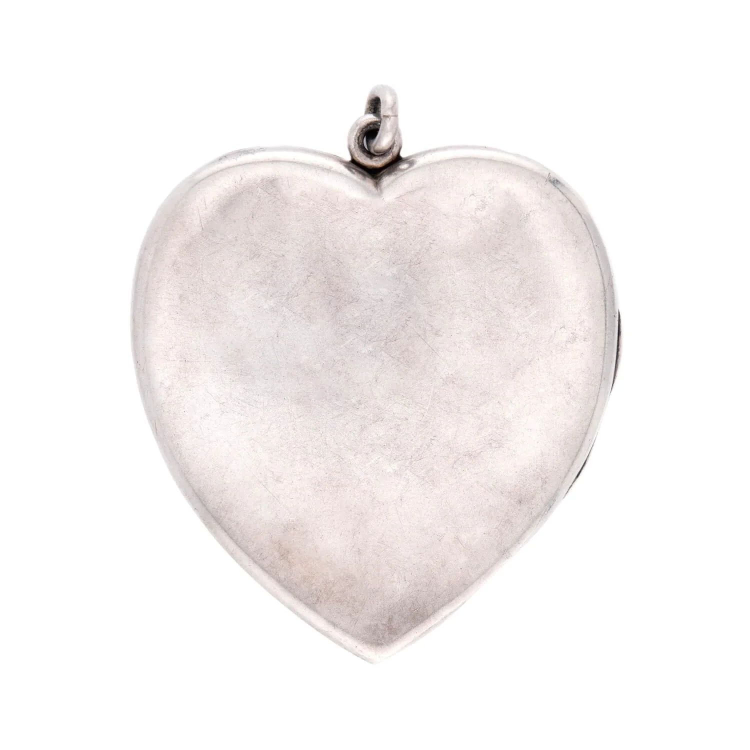 Victorian Sterling Silver Heart-Motif Locket - Image 4