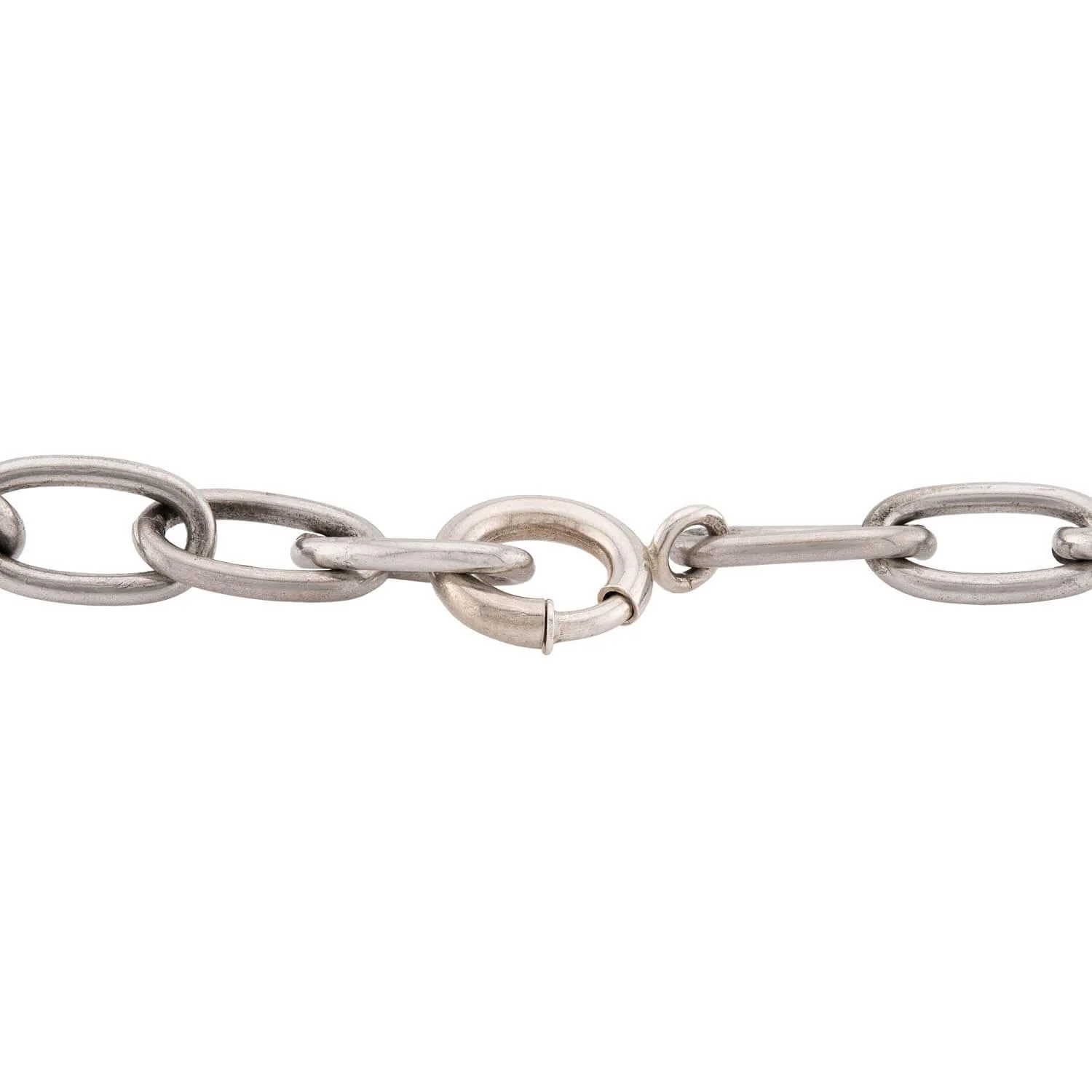 "Victorian" Sterling Silver Padlock Pendant Necklace - Image 6