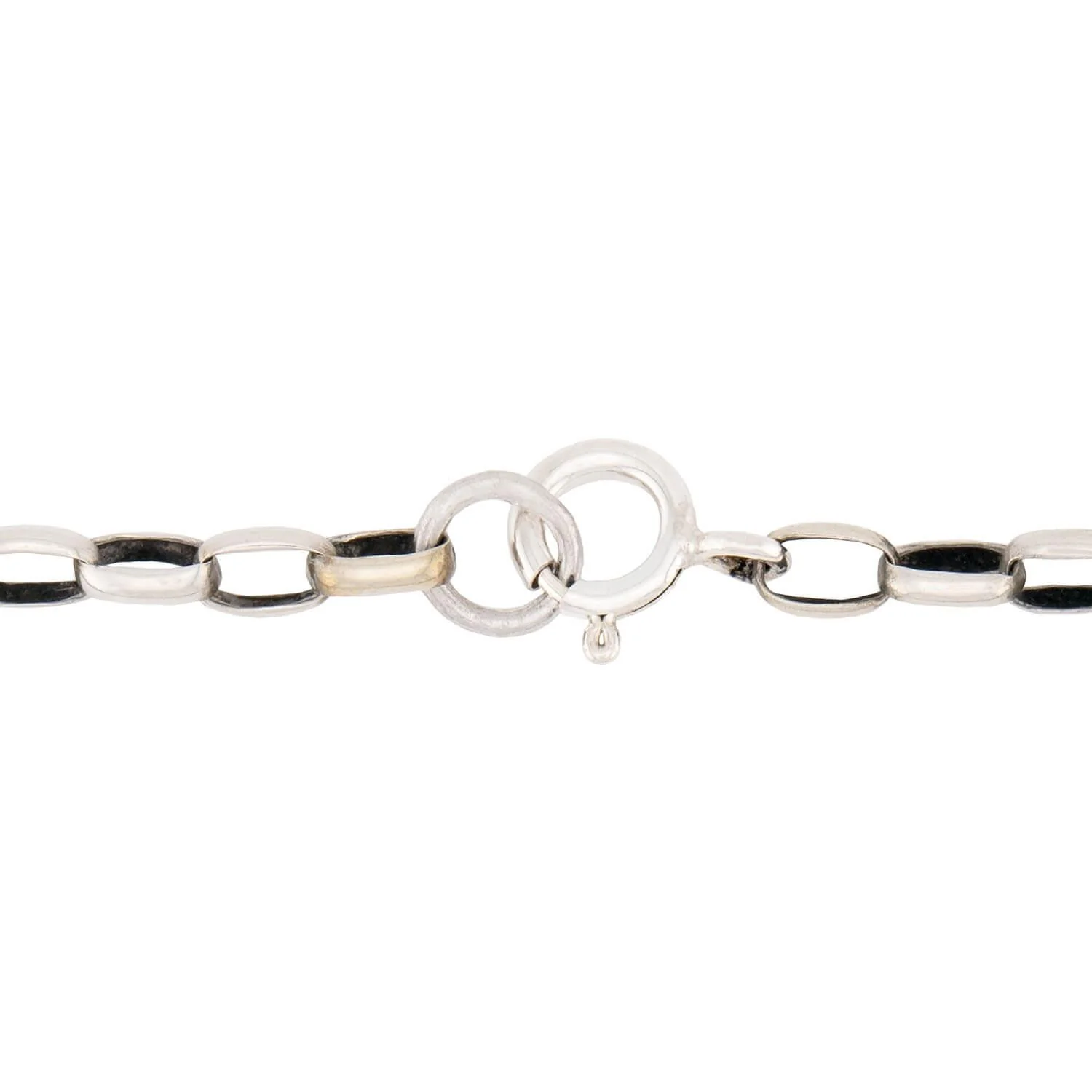 Victorian Sterling Silver Padlock Pendant Necklace - Image 7