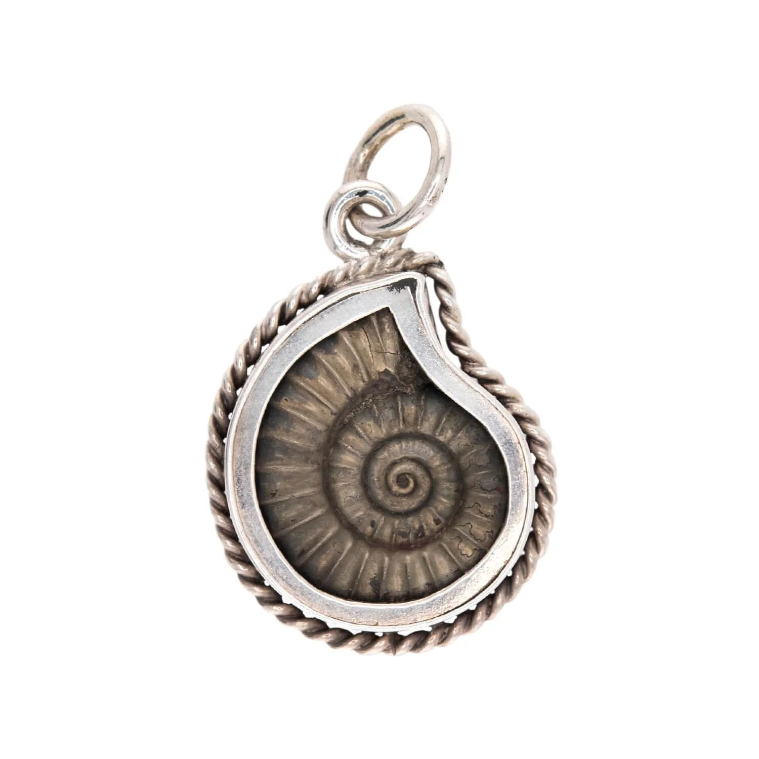 Victorian Sterling Silver Shell Pendant/Charm - Image 3