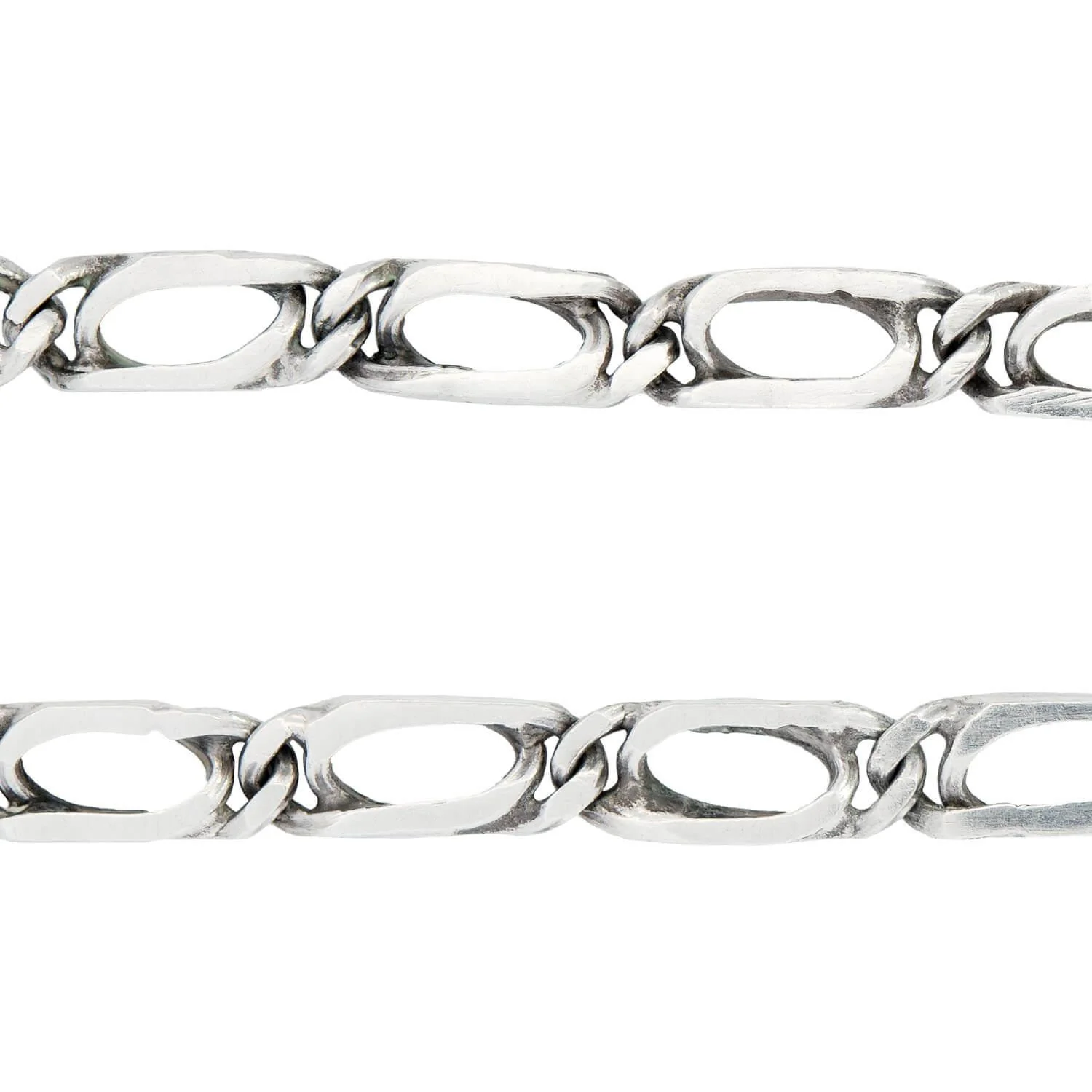 Victorian Sterling Silver Tiger Claw Bracelet - Image 4