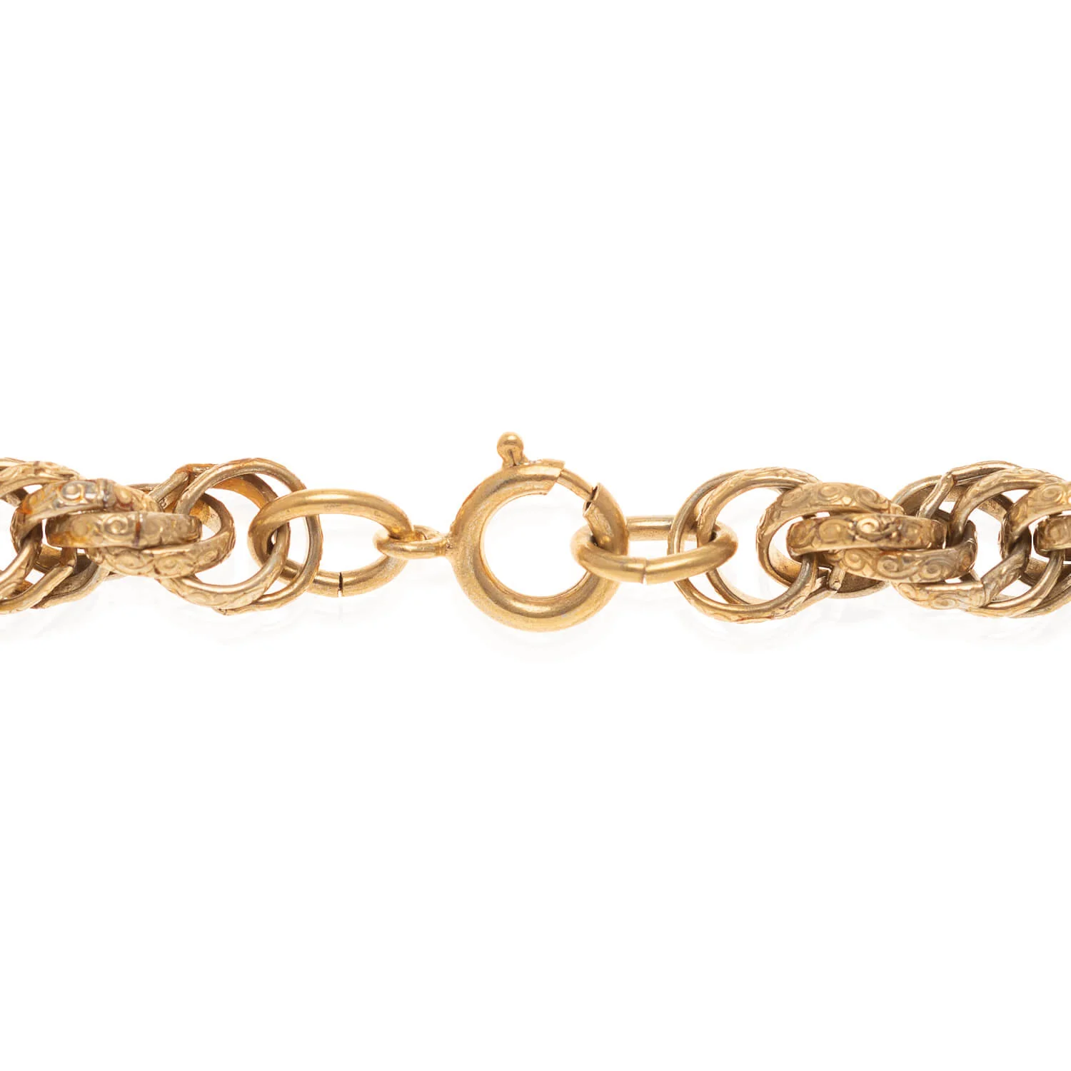 Victorian Style Long Gold-Plated Twisted Rope Chain Necklace 60" - Image 5