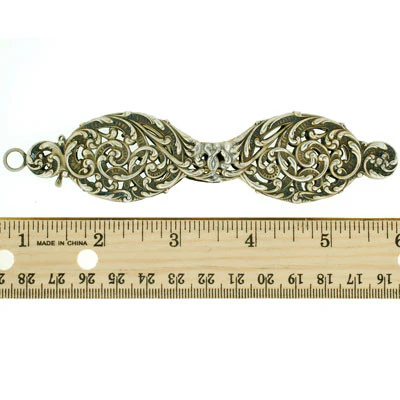 UNGER BROS. Victorian Sterling Silver Lorgnette - Image 8