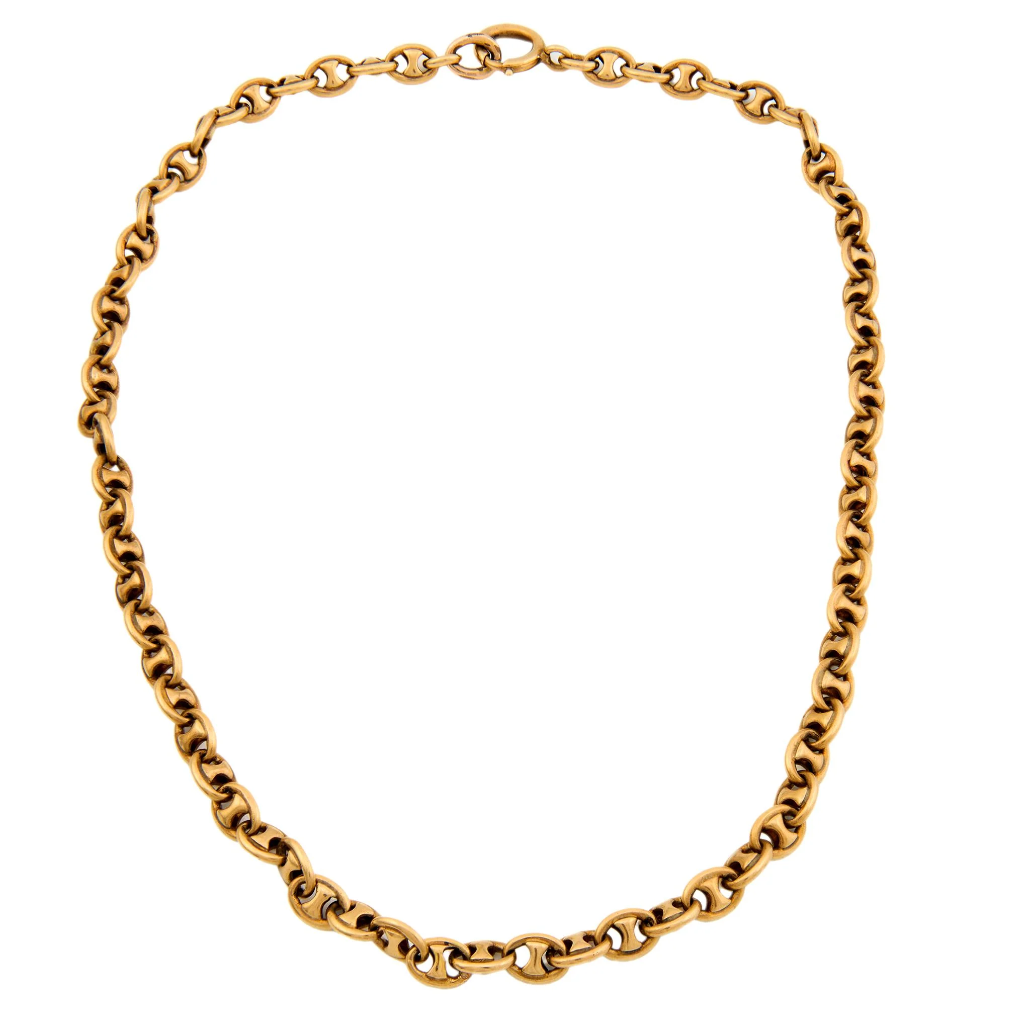Vintage 14k "Gucci" Link Necklace 17.5 DWT