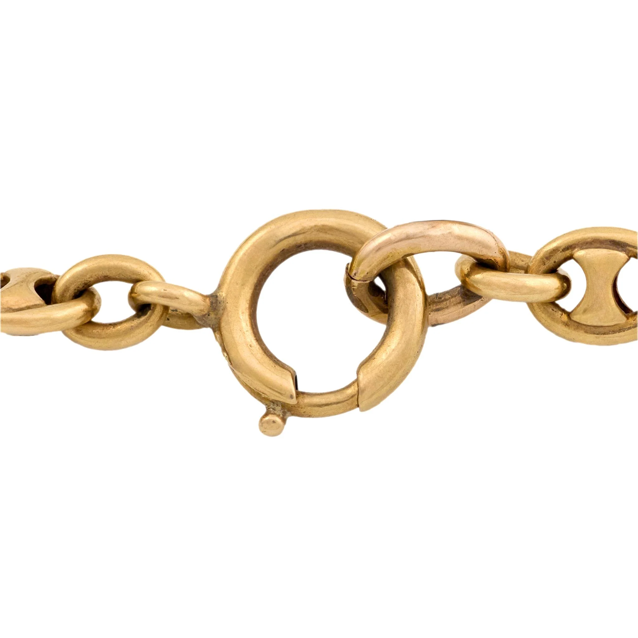 Vintage 14k "Gucci" Link Necklace 17.5 DWT - Image 4