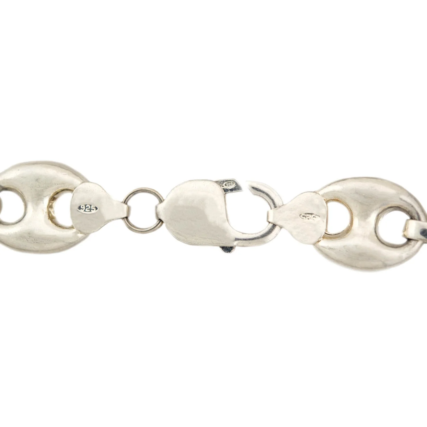 Vintage Italian Sterling Silver Gucci Link Necklace - Image 6