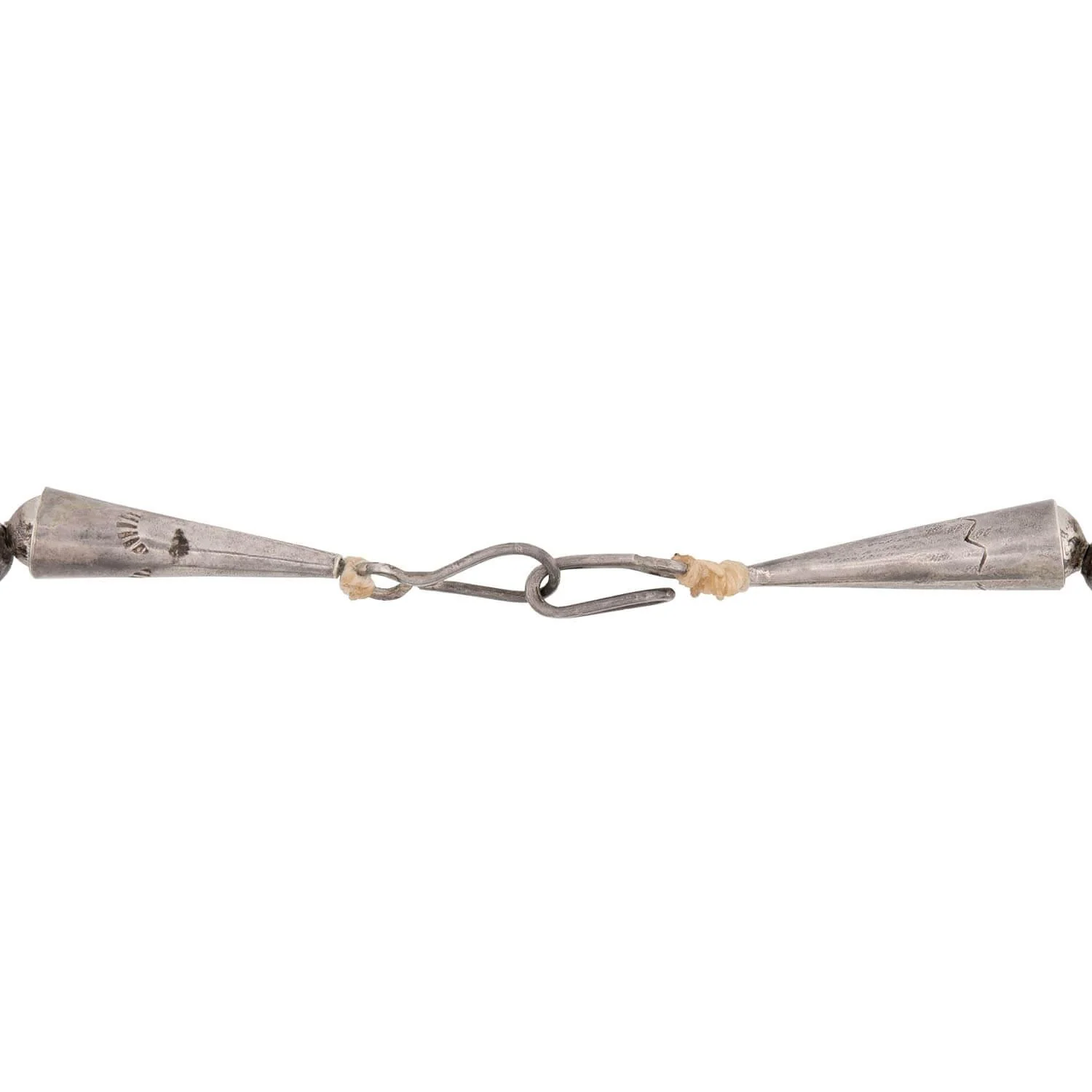 Vintage Native American Sterling Silver Statement Necklace - Image 5